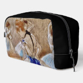 Dega’s Dancer With Blue Ribbon Waschbeutel (Rechte Ecke)