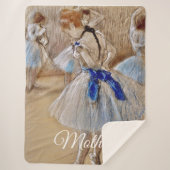 Dega’s Tänzerin mit blauem Band  Sherpadecke (Vorderseite)