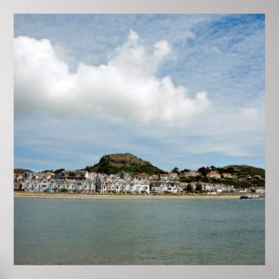 Deganwy North Wales Postcard Cushion Poster
