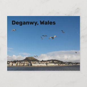 Deganwy, Wales Postkarte