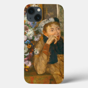 Degas A Women sitzt neben einer Vase von Blume Case-Mate iPhone Hülle