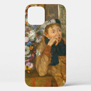 Degas A Women sitzt neben einer Vase von Blume Case-Mate iPhone Hülle