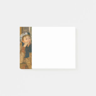 Degas A Women sitzt neben einer Vase von Blume Post-it Klebezettel