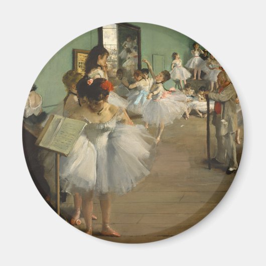Degas Art Dance Class Ballet Magnet (Vorne)