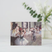 Degas Art Postkarte (Stehend Vorderseite)