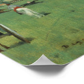 Degas - auf dem Lande Poster (Ecke)