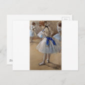 degas ballerina art postkarte (Vorne/Hinten)
