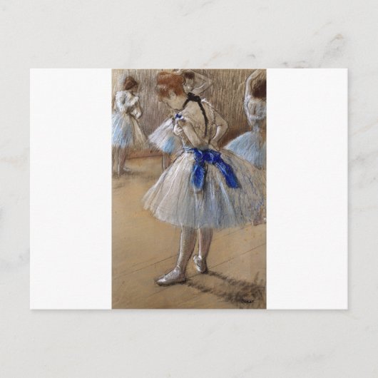 degas ballerina art postkarte (Vorderseite)