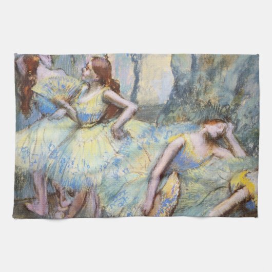 Degas Ballet Dancer Art Dancers Malerei Geschirrtuch (Horizontal)