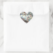 Degas Ballet Dancer Art Dancers Malerei Herz-Aufkleber (Tasche)