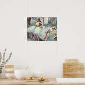 Degas Ballet Dancer Art Dancers Malerei Poster (Küche)