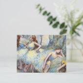 Degas Ballet Dancer Art Dancers Malerei Postkarte (Stehend Vorderseite)