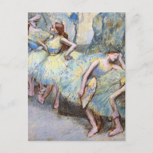 Degas Ballet Dancer Art Dancers Malerei Postkarte (Vorderseite)