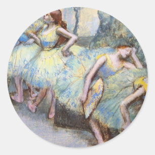 Degas Ballet Dancer Art Dancers Malerei Runder Aufkleber
