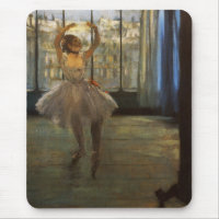 Degas Ballet Dancer Posing Mousepad
