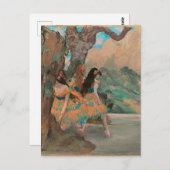 Degas - Ballet Dancers, 1877, Postkarte (Vorne/Hinten)