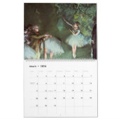 Degas Ballet Dancers Kalender (Mär 2026)