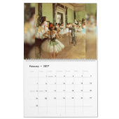 Degas Ballet Dancers Kalender (Feb 2027)