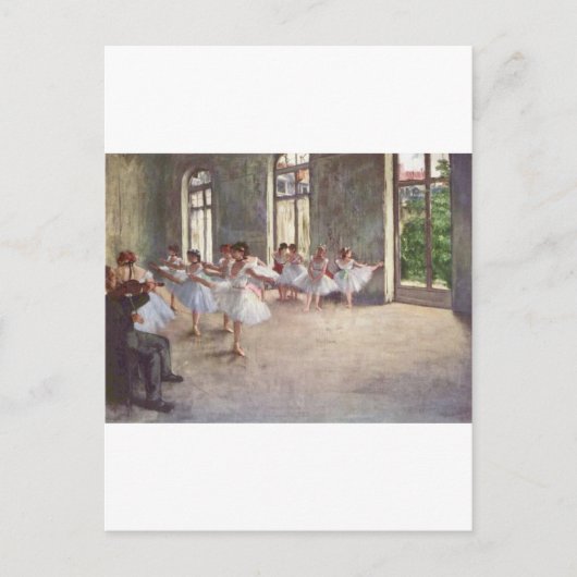Degas Ballet Dancers Postkarte (Vorderseite)