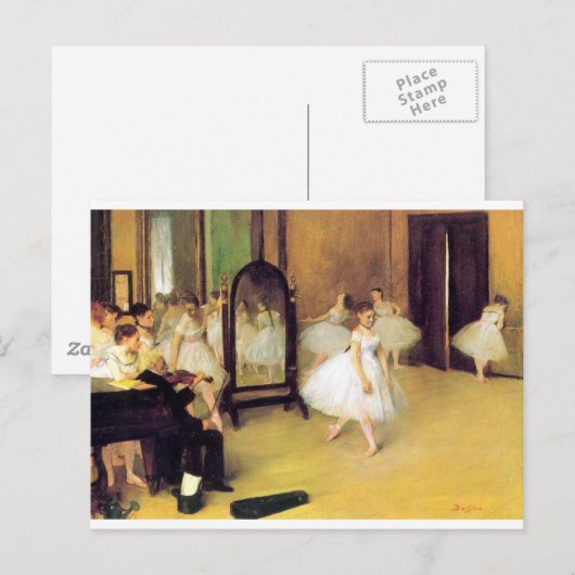 Degas Ballet Dancers Postkarte (Vorne/Hinten)