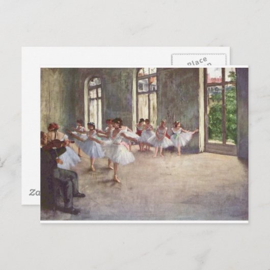 Degas Ballet Dancers Postkarte (Vorne/Hinten)