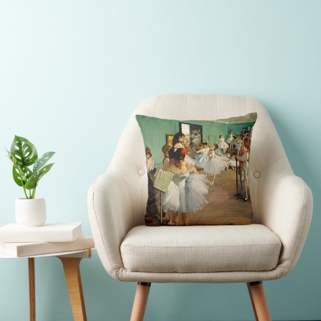 Degas Ballet Elegance Throw Pillow Kissen (Stuhl )