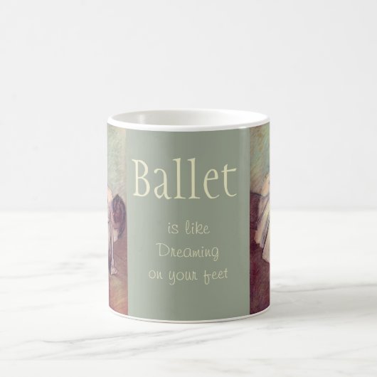 Degas Ballet Kunst und Angebot Kaffeetasse (Mittel)