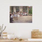 Degas Ballet-Probe Poster (Küche)