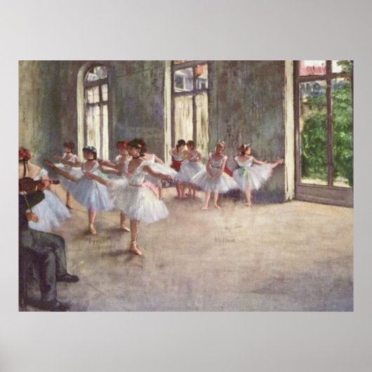 Degas Ballet-Probe Poster (Vorne)