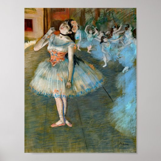Degas Ballet Star Malerei Poster (Vorne)