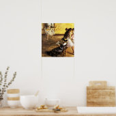 Degas - Ballettklasse Der Tanzsaal 1880 Poster (Küche)