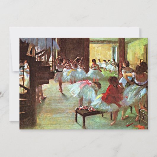 Degas - Ballettschule Karte (Vorderseite)