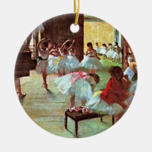 Degas - Ballettschule, Keramik Ornament