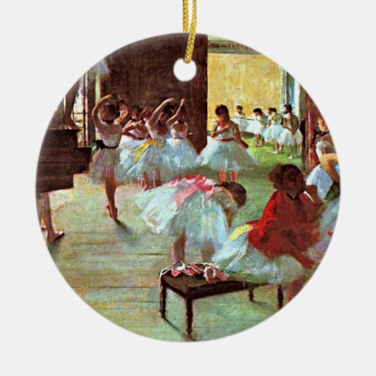 Degas - Ballettschule, Keramik Ornament (Vorne)