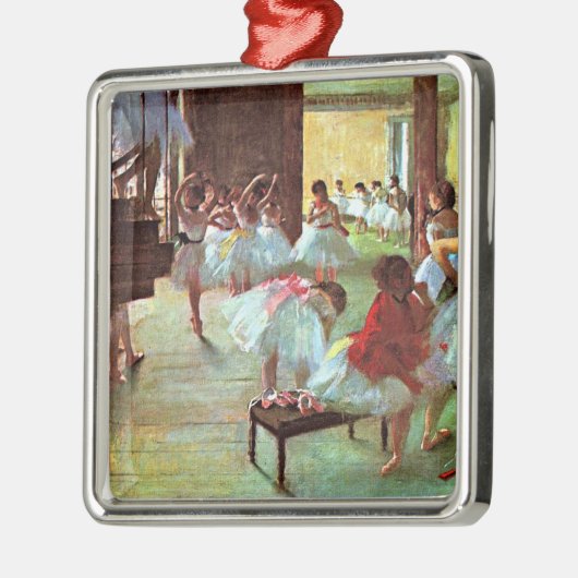 Degas - Ballettschule Ornament Aus Metall (Links)
