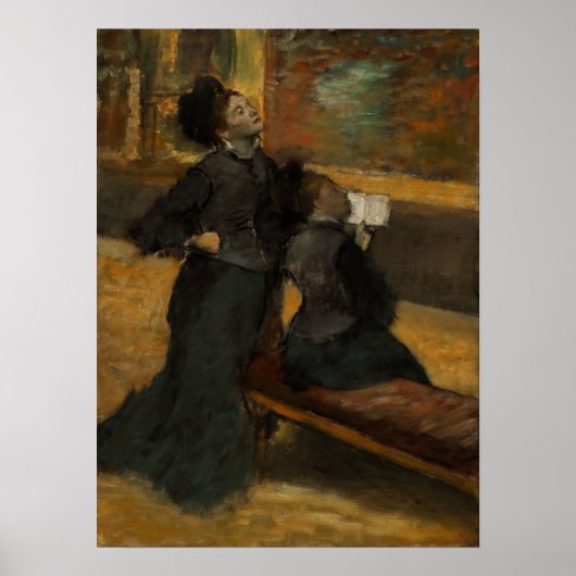 Degas - Besuch eines Museums Poster (Vorne)