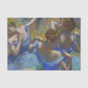 Degas Blaue Tänzerinnen Pastell-Finest-Art-Meister Seidenpapier