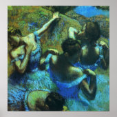 Degas - Blue Dancers 1899 Poster (Vorne)