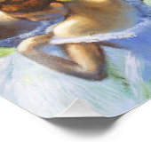 Degas Blue Dancers Foto Print (Ecke)