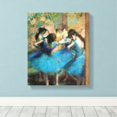Degas Blue Dancers Leinwanddruck (Insitu (Holzboden))