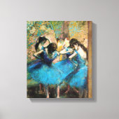 Degas Blue Dancers Leinwanddruck (Vorderseite)