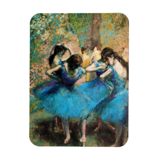 Degas Blue Dancers Magnet (Vertikal)
