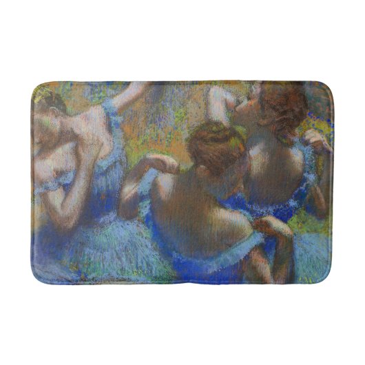 Degas Blue Dancers Pastel Fine Art Masterpiece Badematte (Vorderseite)