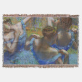 Degas Blue Dancers Pastel Fine Art Masterpiece Decke (Vorderseite)