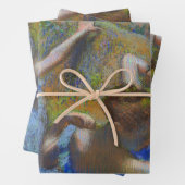 Degas Blue Dancers Pastel Fine Art Masterpiece Geschenkpapier Set (Beispiel)