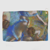 Degas Blue Dancers Pastel Fine Art Masterpiece Golfhandtuch (Horizontal)