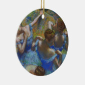 Degas Blue Dancers Pastel Fine Art Masterpiece Keramik Ornament (Rechts)
