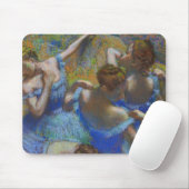 Degas Blue Dancers Pastel Fine Art Masterpiece Mousepad (Mit Mouse)