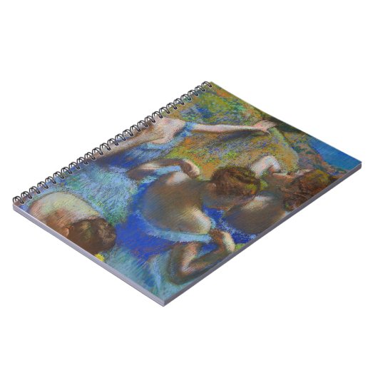 Degas Blue Dancers Pastel Fine Art Masterpiece Notizblock (Linke Seite)