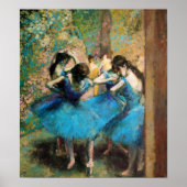 Degas Blue Dancers Poster (Vorne)